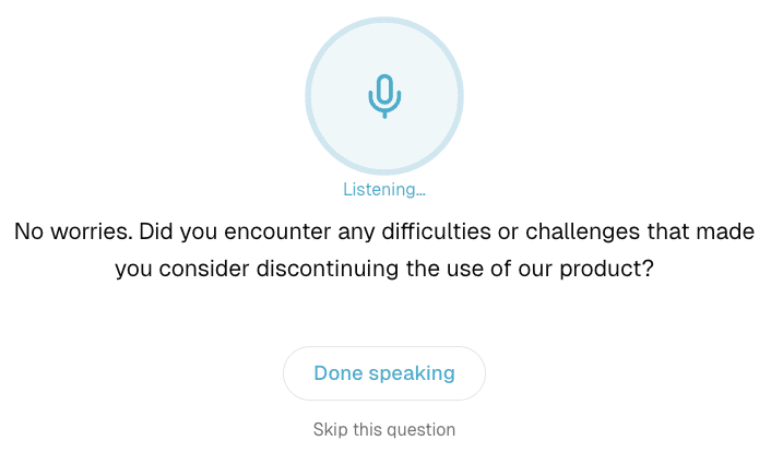 Interview campaign preview screen